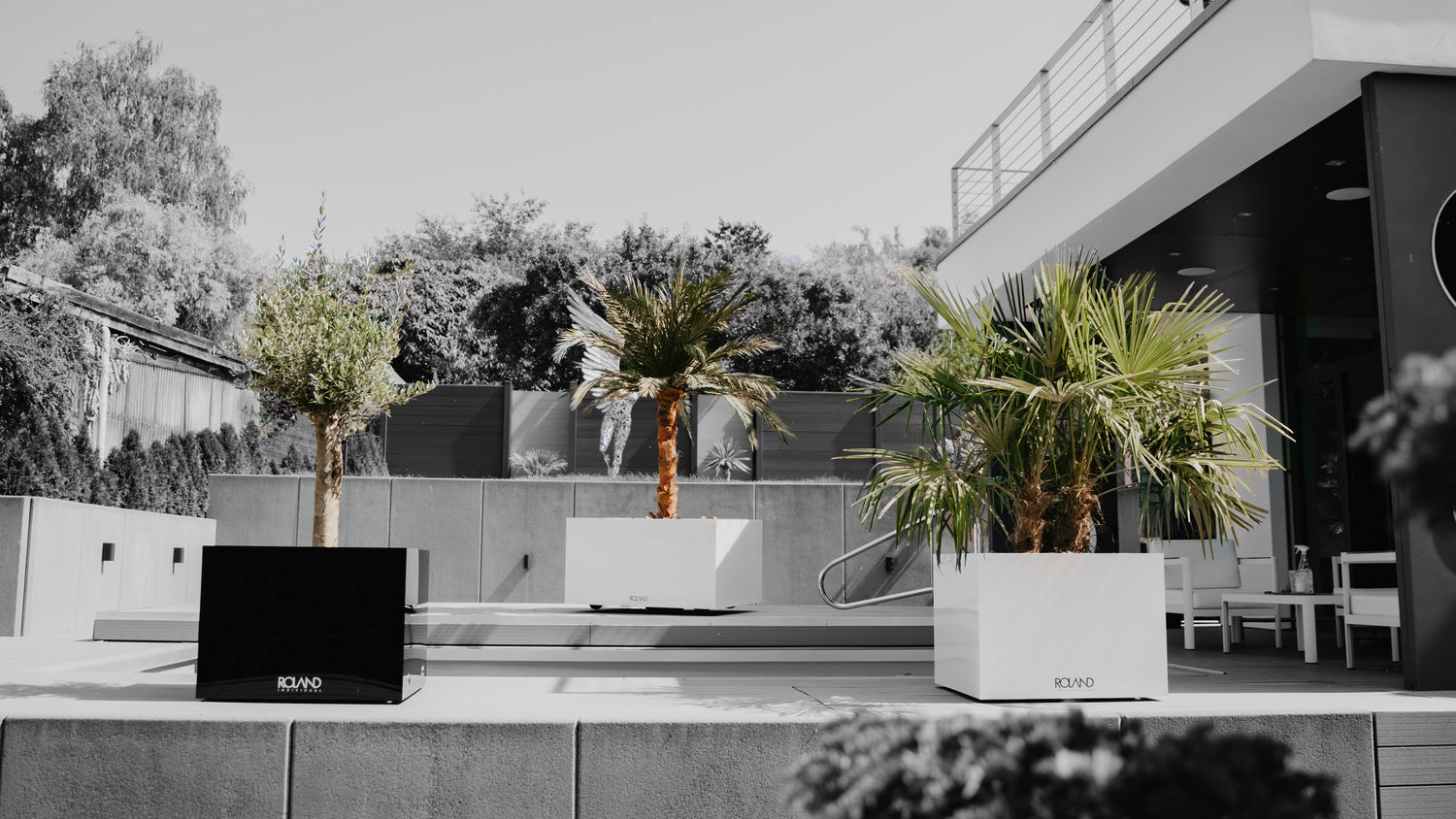 Unsere Pflanztopf-Kollektion bietet eine große Auswahl an Größen und Formen für Olivenbäume, Palmen und Formgehölze. Die Pflanzgefäße sind robust, frostsicher und witterungsbeständig und können drinnen und draußen verwendet werden. Unsere Hochglanz-Pflanzcontainer erzeugen eine moderne Atmosphäre und sind leicht zu reinigen. Kombinieren Sie verschiedene Formen für ein harmonisches Gesamtbild und gestalten Sie Ihren Garten oder Ihre Terrasse immer wieder neu.