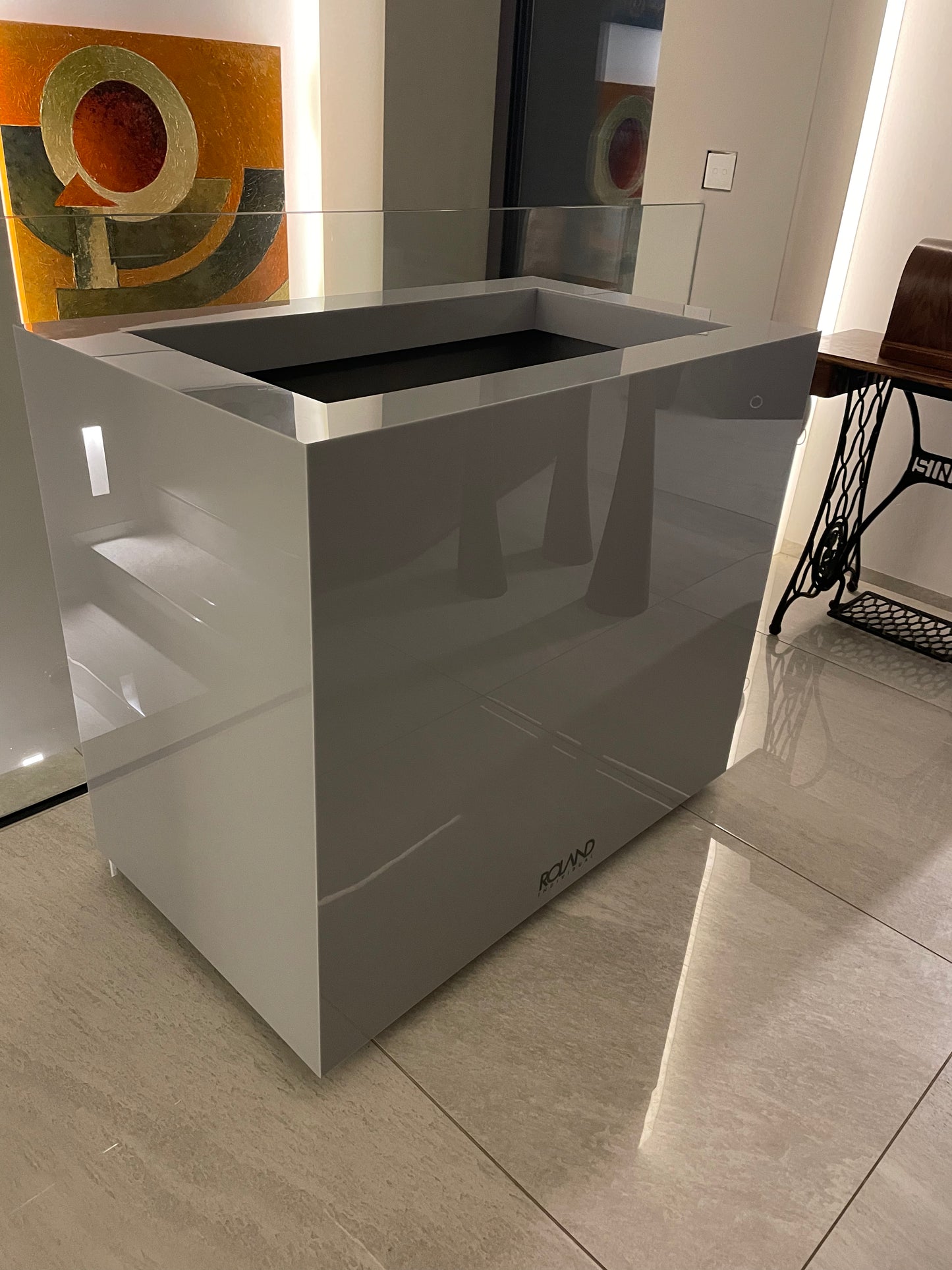 Pflanzkübel EDGY BLOK GREY